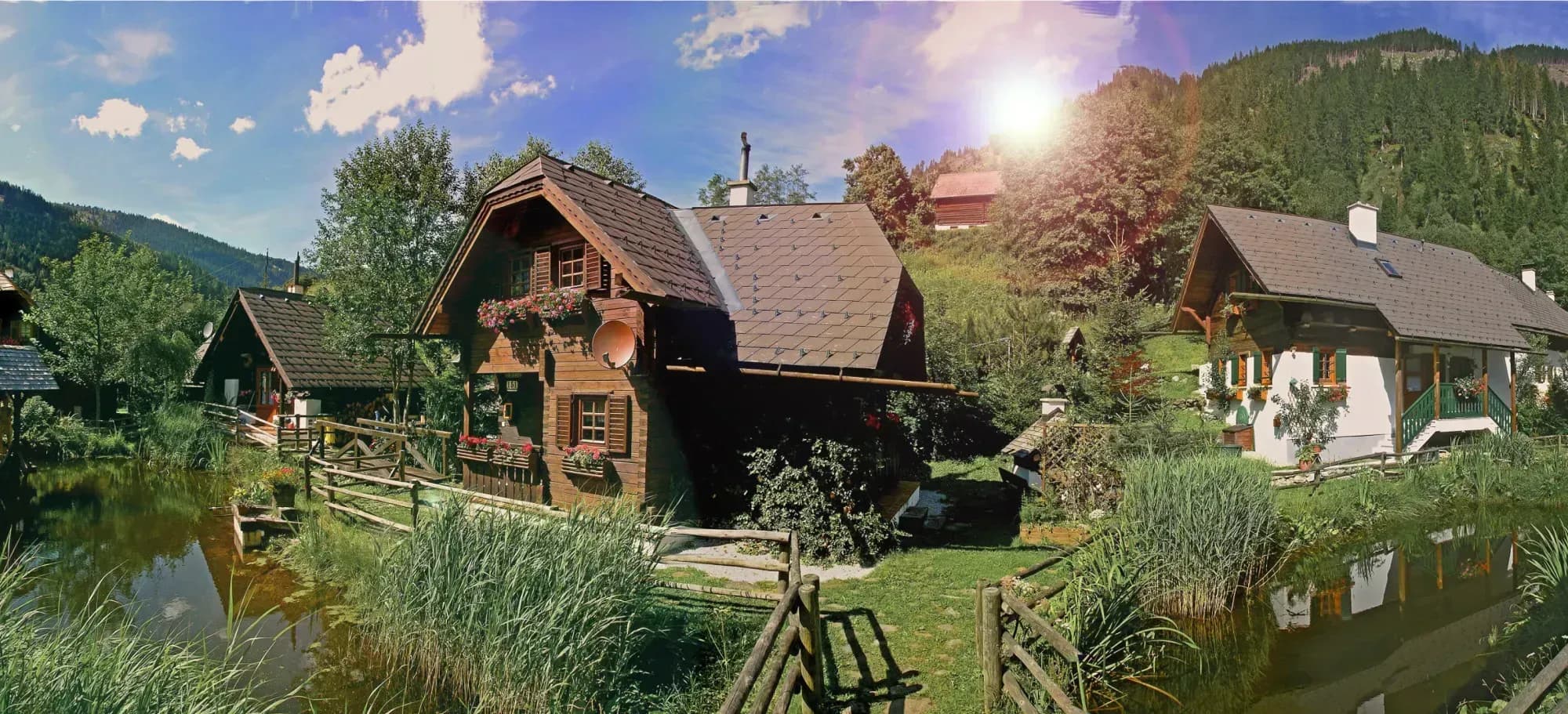 Rassi's Feriendorf Sommer und Winterurlaub Aktivurlaub Outdoor Hütte für große Gruppen oder Familie buchen